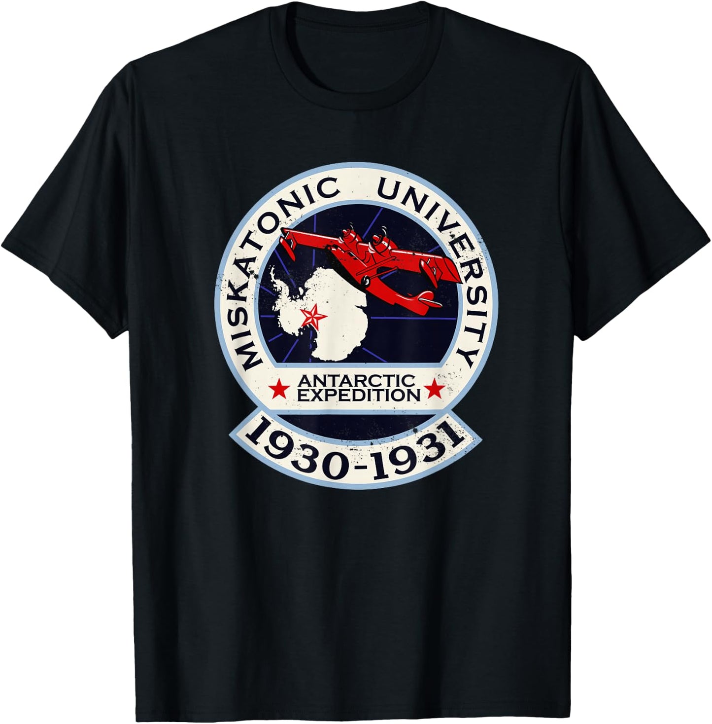 Miskatonic University Antarktic Expedition T-Shirt - T-Shirt | Black