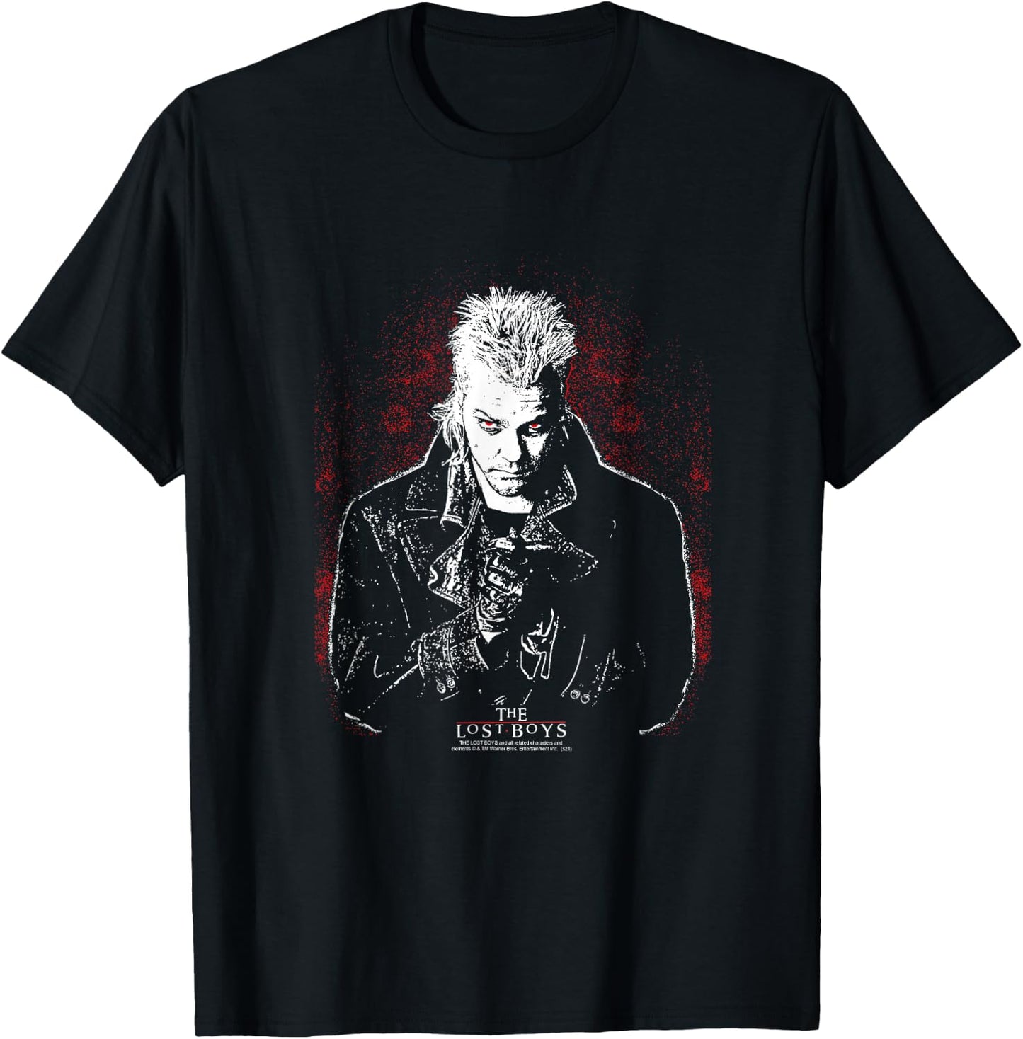 The Lost Boys David Red Eyes Small T-Shirt - T-Shirt | Black