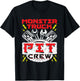 Monster Truck Pit Crew - Monster Truck Rally T-Shirt - T-Shirt | Black