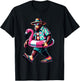 Bigfoot Pink Flamingo Aloha Pool Party Hawaiian Party T-Shirt - T-Shirt | Black