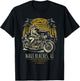 Maui Beaches Hawaii Motorcycle Hotrod Vintage Design T-Shirt - T-Shirt | Black