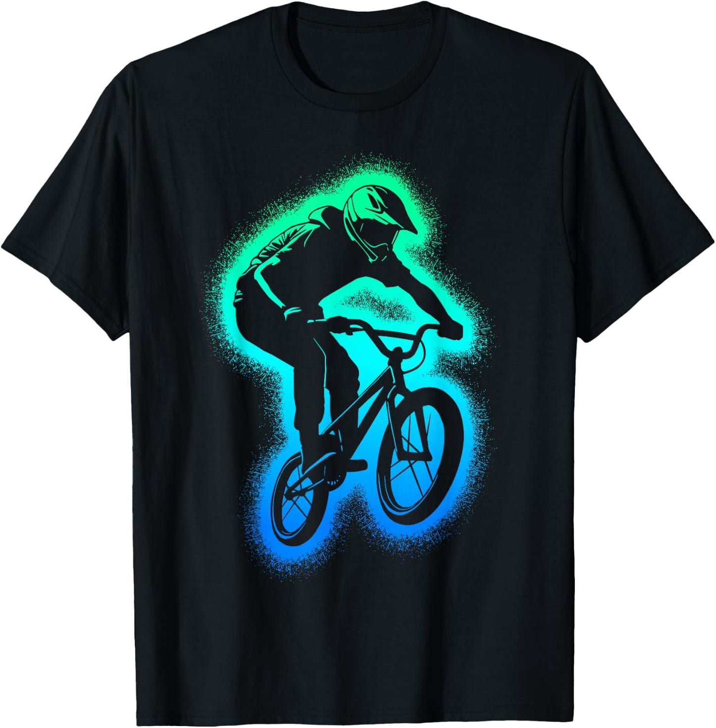 BMX Bike Stunt Men's Bicycle BMX Boys' , black T-Shirt - T-Shirt | Black
