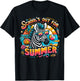 Funny Schools Out For Summer Teacher Kids Boys Girls Zebra T-Shirt - T-Shirt | Black