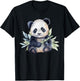 Watercolor Panda T-Shirt - T-Shirt | Black