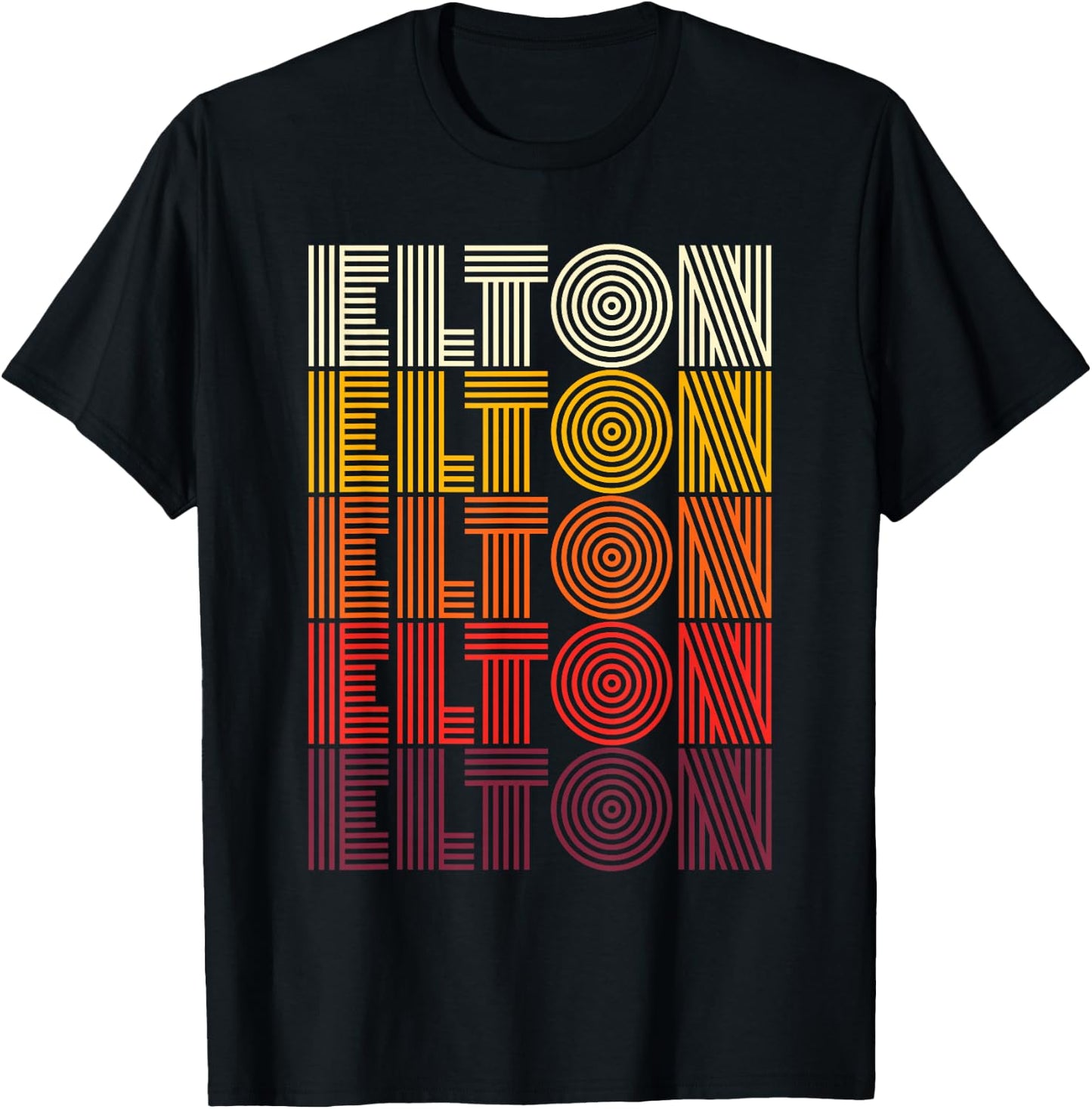 Vintage Elton Apparel , Black T-Shirt - T-Shirt | Black