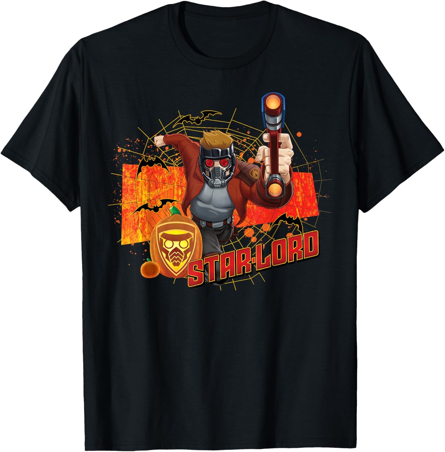 Marvel Guardians Of The Galaxy Star-Lord Halloween T-Shirt - T-Shirt | Black