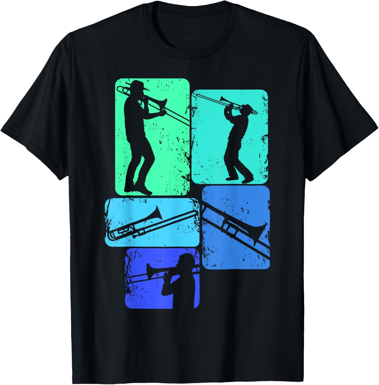 Posaune Posaunist Herren Kind T-Shirt - T-Shirt | Black