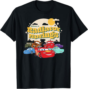 Disney Pixar Cars on The Road Radiator Springs T-Shirt - T-Shirt | Black