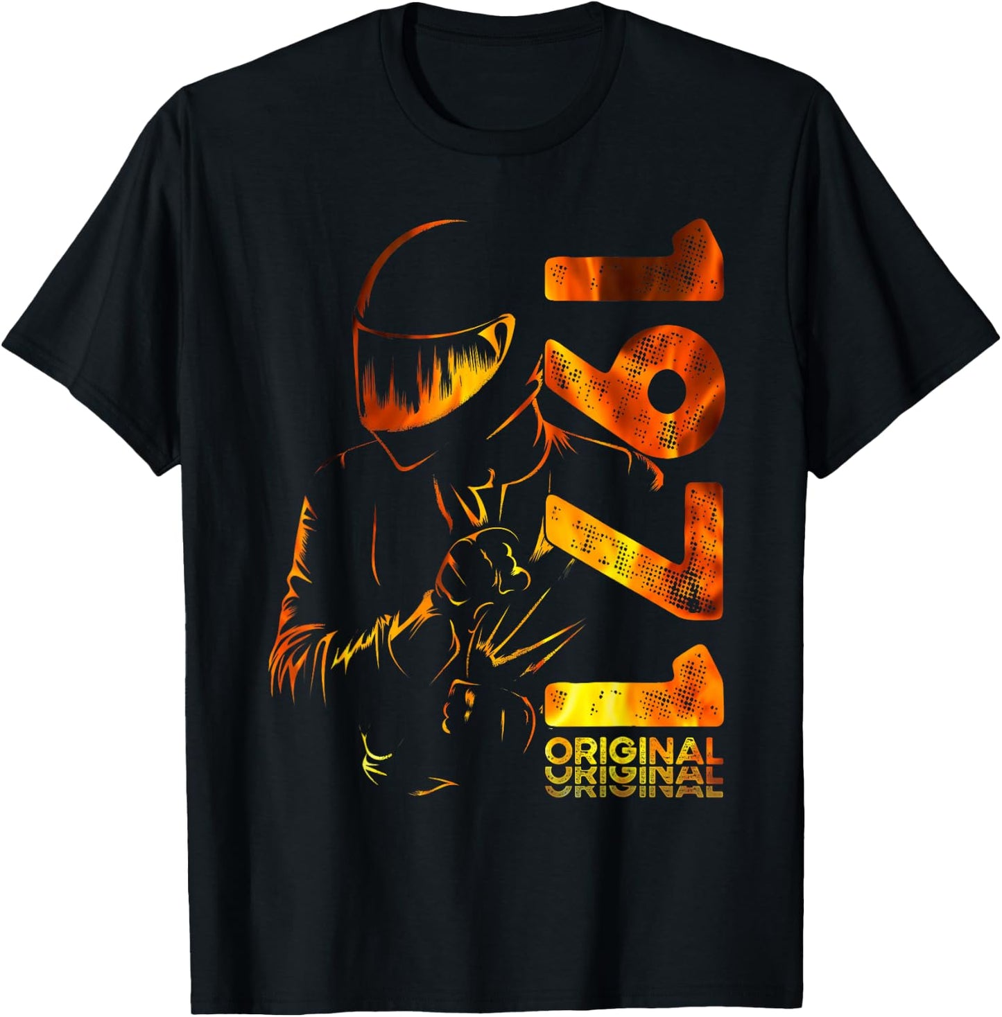 53rd Birthday Man Motorcycle Biker Biker 1971 , Black, S T-Shirt - T-Shirt | Black