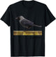 Jackdaw Bird Shirt Western Jackdaw Bird Ornithology T-Shirt - T-Shirt | Black