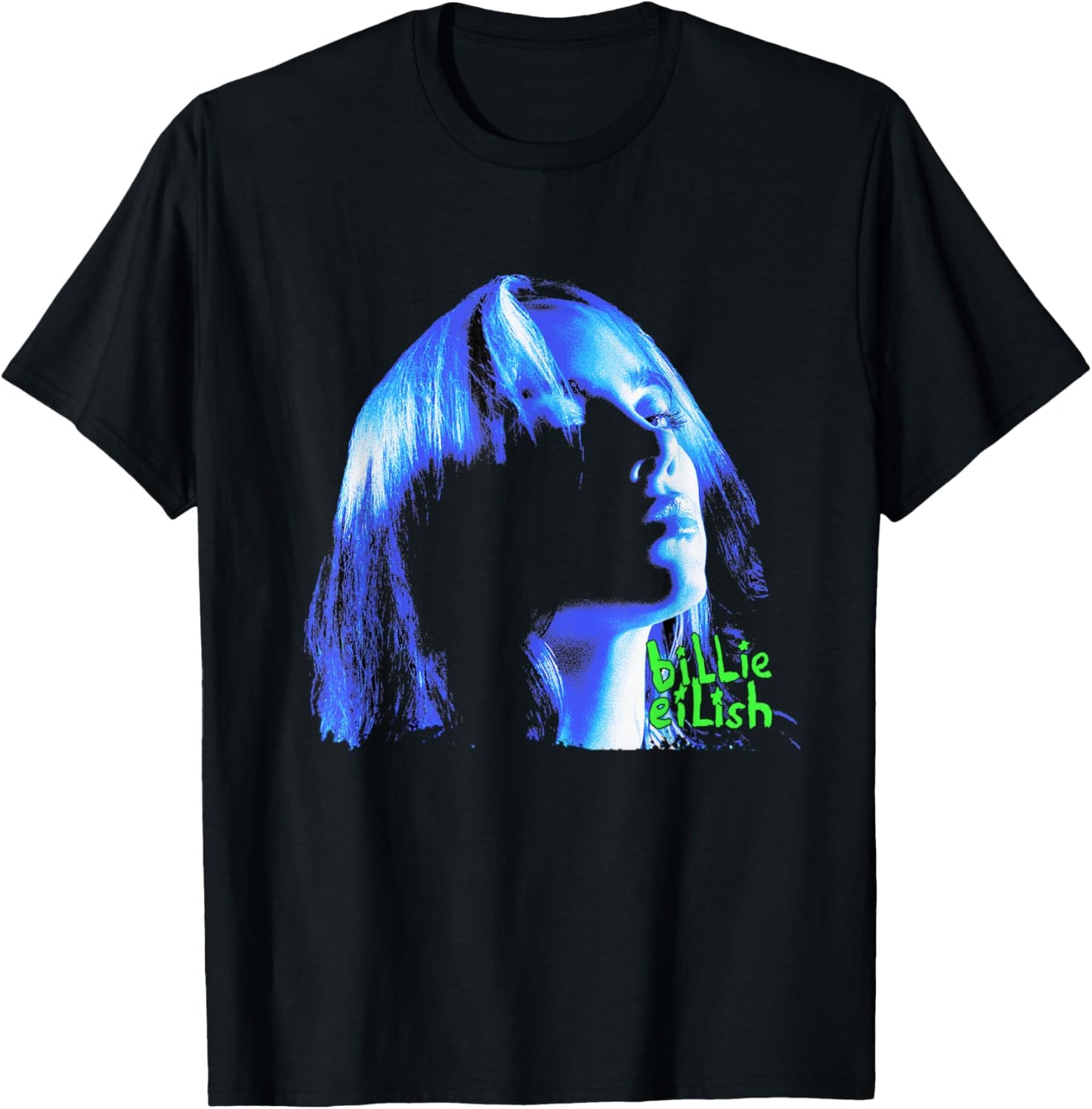Official Billie Eilish Portrait , black T-Shirt - T-Shirt | Black