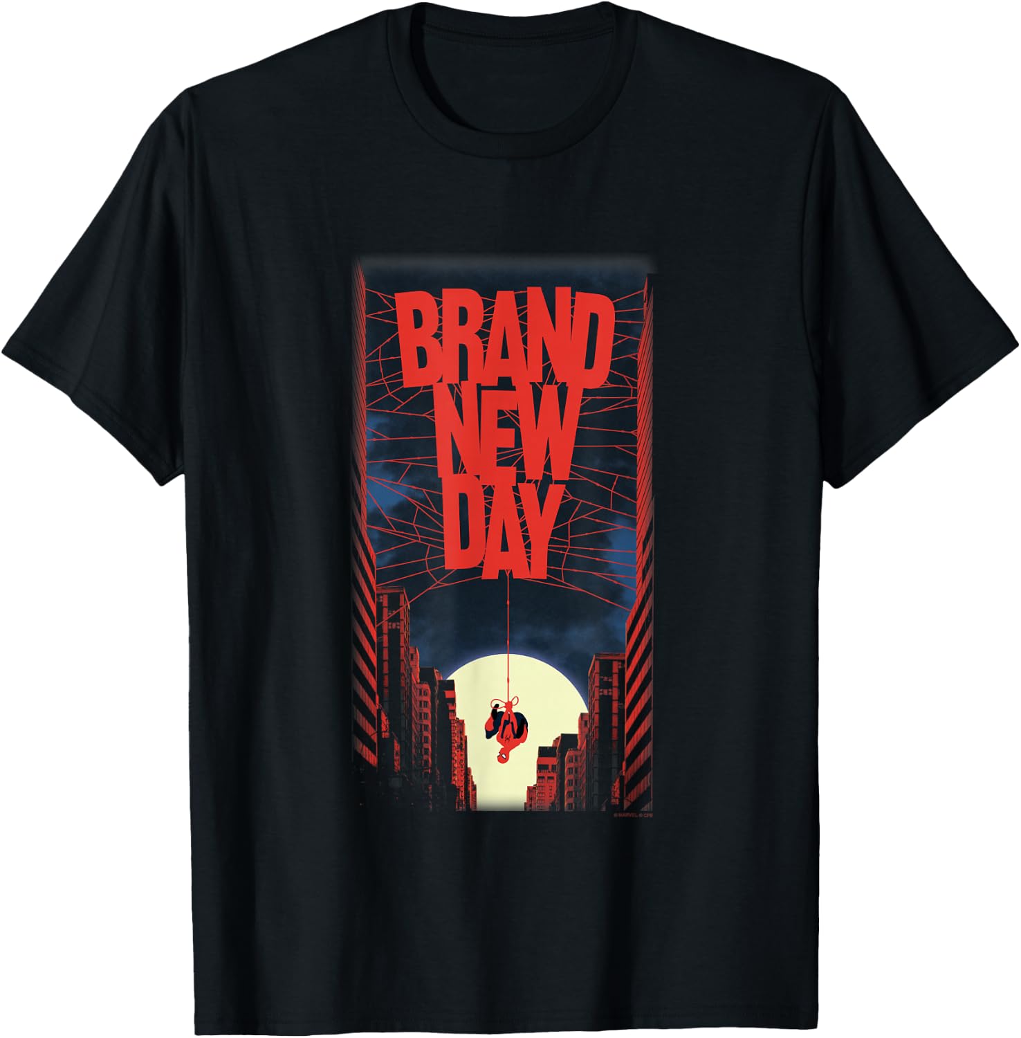 Marvel Spider-Man Moonrise Spider T-Shirt - T-Shirt | Black
