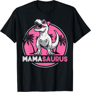 Mamasaurus Dinosaure T-Rex Fête des Mères Mère Dino T-Shirt - T-Shirt | Black