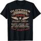 59th Birthday Gift Vintage 1965 Vintage Funny , black T-Shirt - T-Shirt | Black