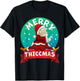 Merry Thiccmas Santa Claus Thicc Xmas Christmas Party Pajama T-Shirt - T-Shirt | Black