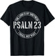 Psalm 23 Christian - The Lord is My Shepherd T-Shirt - T-Shirt | Black