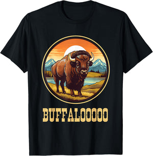 Lucky Buffalo Lucky Casino Shirt Slot Machine T-Shirt - T-Shirt | Black