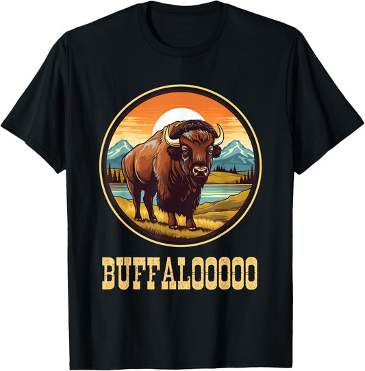 Lucky Buffalo Lucky Casino Shirt Slot Machine T-Shirt - T-Shirt | Black