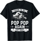 Soon to be Pop pop Again 2027 Promoted to Dad Father's T-Shirt - T-Shirt | Black