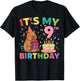 Es ist Mein 9. Geburtstag Capybara, 9 Jahre, Junge, Mädchen, Cappy Bday T-Shirt - T-Shirt | Black