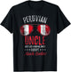 Cool Peruvian Uncle Sunglasses Peruvian Family Vintage T-Shirt - T-Shirt | Black