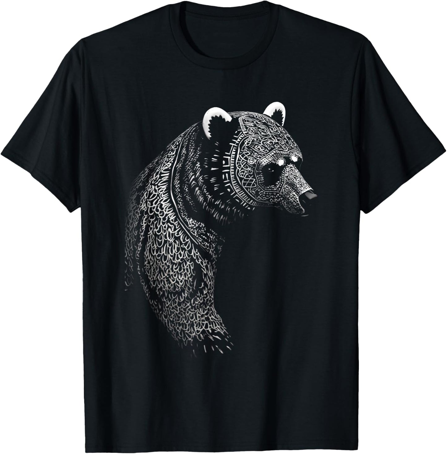 Berserker Bear Warrior Odin Norse Mythology Vikings T-Shirt - T-Shirt | Black