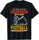 He's Not Just My Grandson Also My Favorite Football Player T-Shirt - T-Shirt | Black