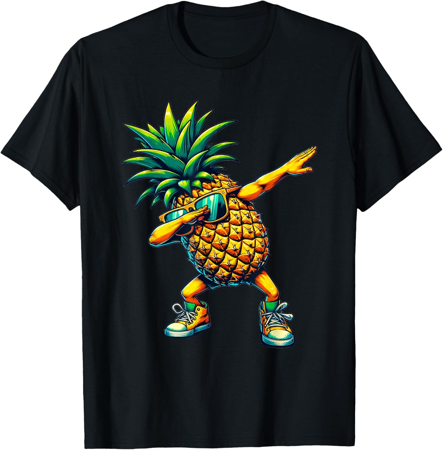 Tamponner l’ananas | Ananas drôle avec motif de fruits T-Shirt - T-Shirt | Black