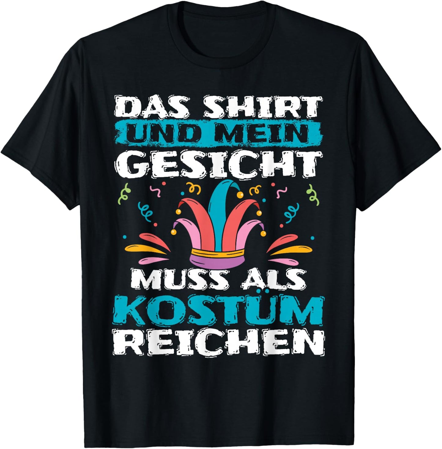 Carnival Party Fancy Dress Costume Carnival Costume , black T-Shirt - T-Shirt | Black