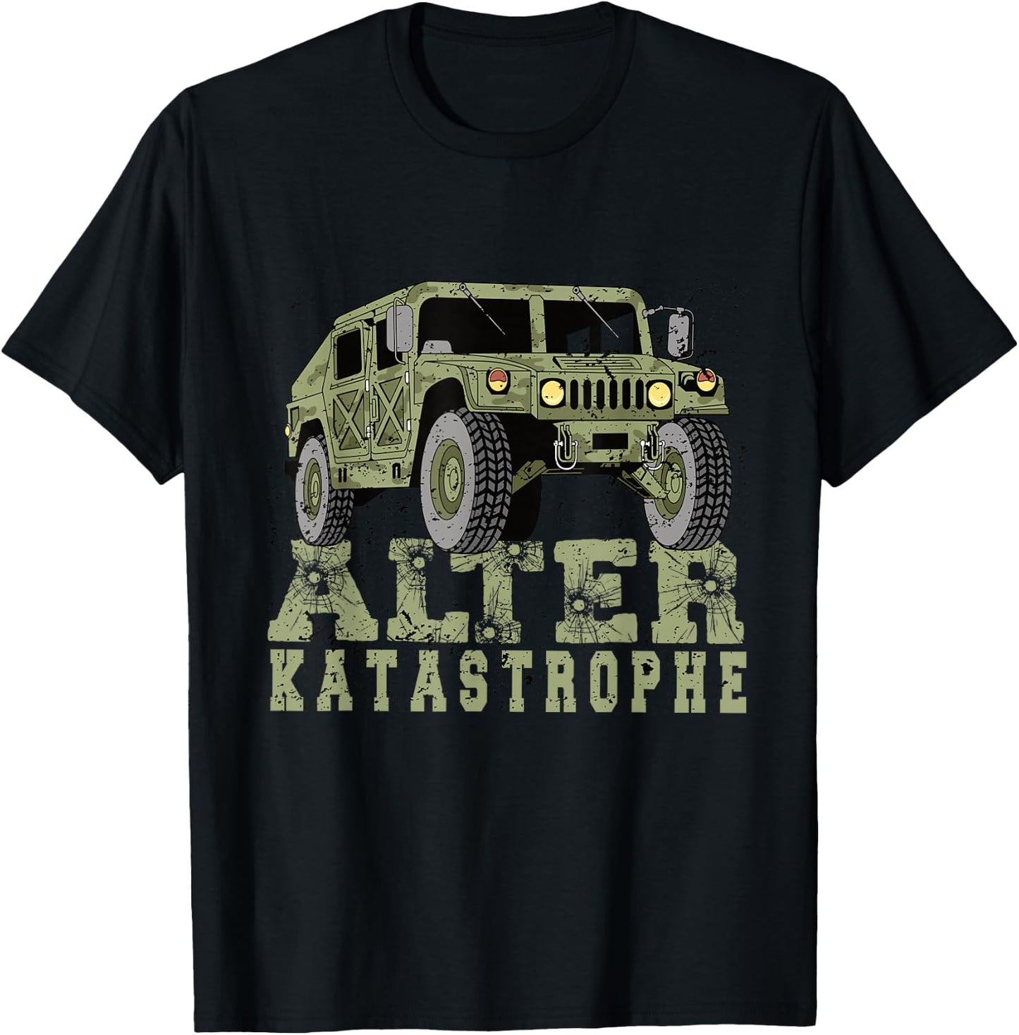 Alter Katastrophe Alter Katastrophe Humour Sarcasm , black T-Shirt - T-Shirt | Black