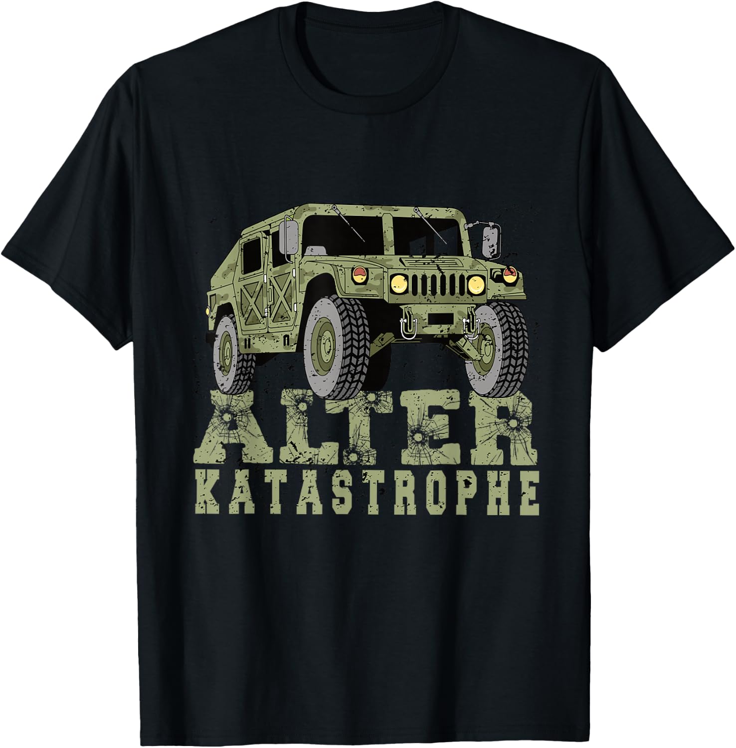 Alter Katastrophe Alter Katastrophe Humour Sarcasm , black T-Shirt - T-Shirt | Black