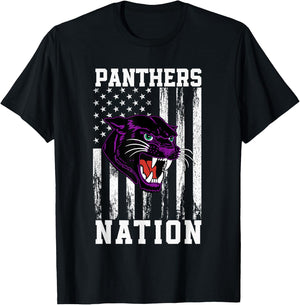 Waterville Panthers Logo Nation HS T-Shirt - T-Shirt | Black