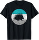 Porcupine Retro Gift Women Boys & Girls T-Shirt - T-Shirt | Black