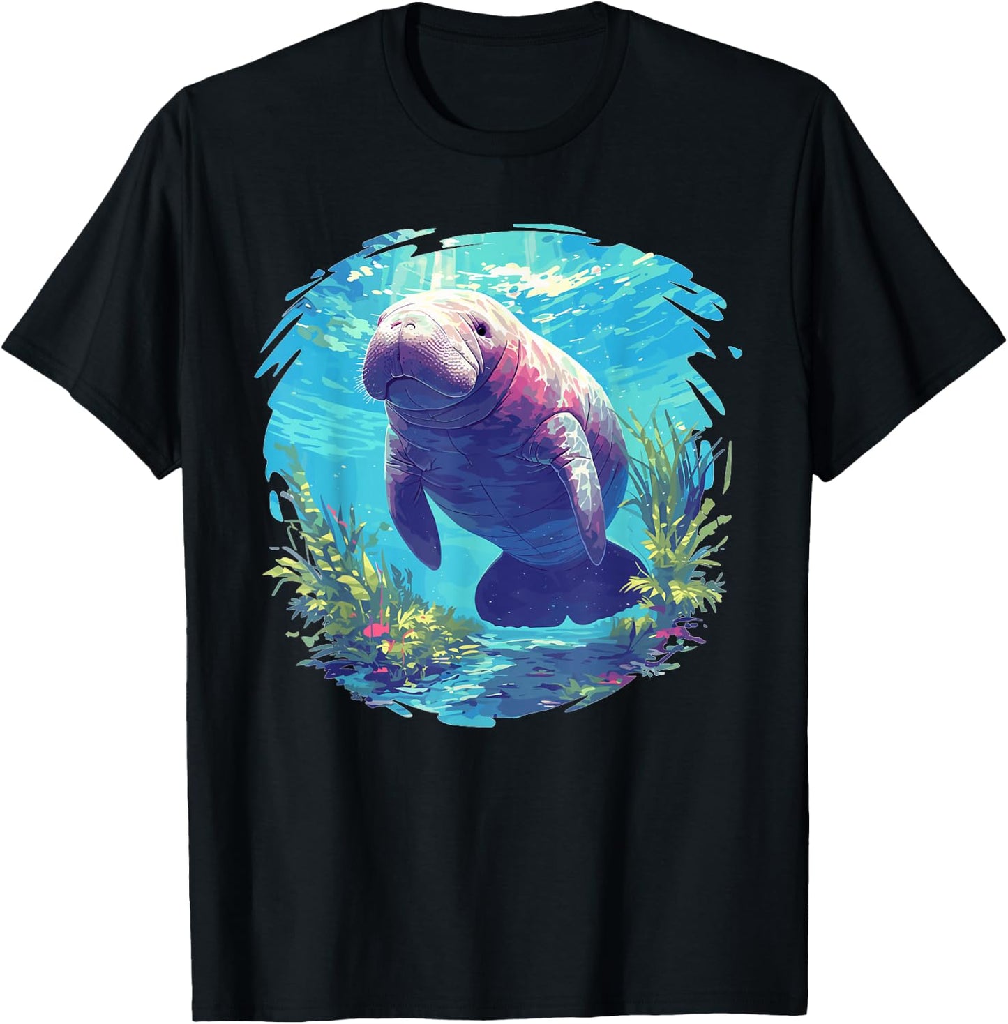 Manatees Manatee T-Shirt - T-Shirt | Black