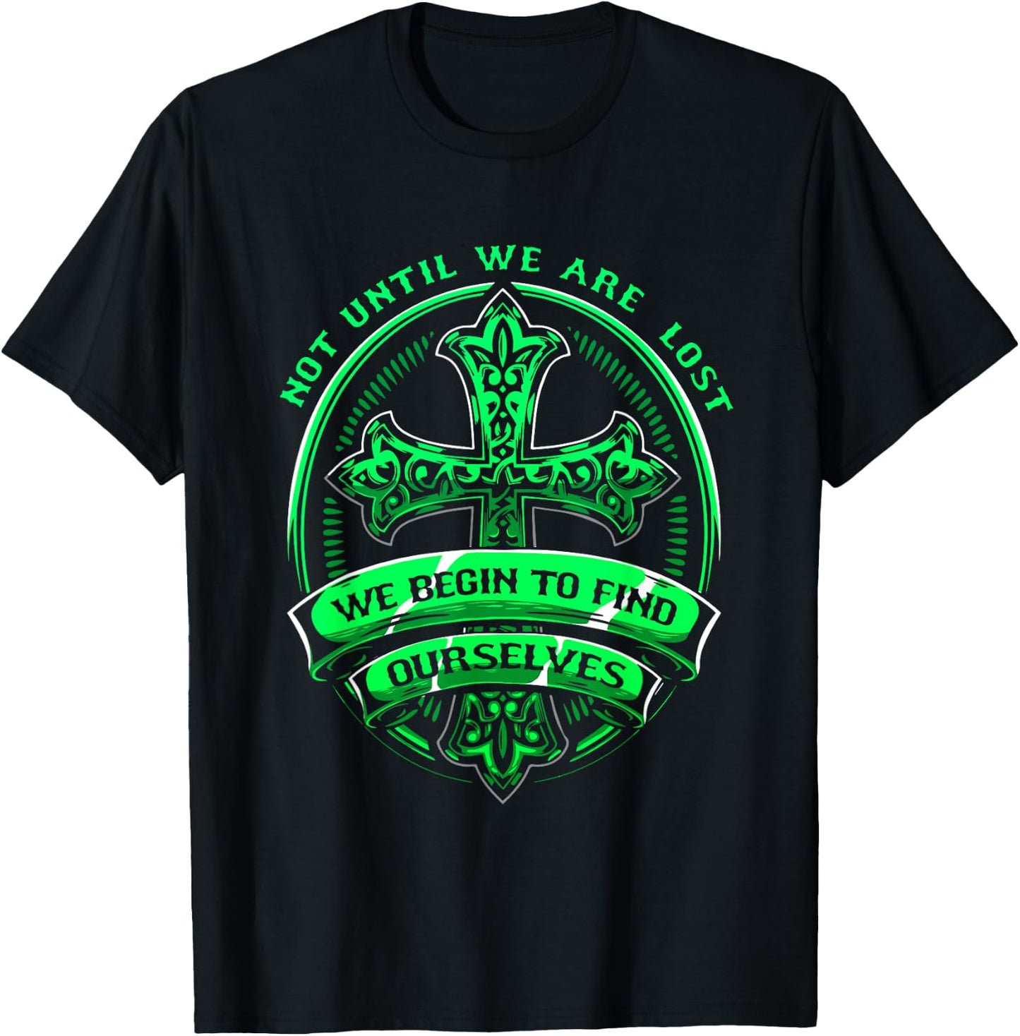 Tshirtz Recovery Christian Recovery , Adult X-Small Black Short Sleeve Modern Novelty T-Shirt - T-Shirt | Black
