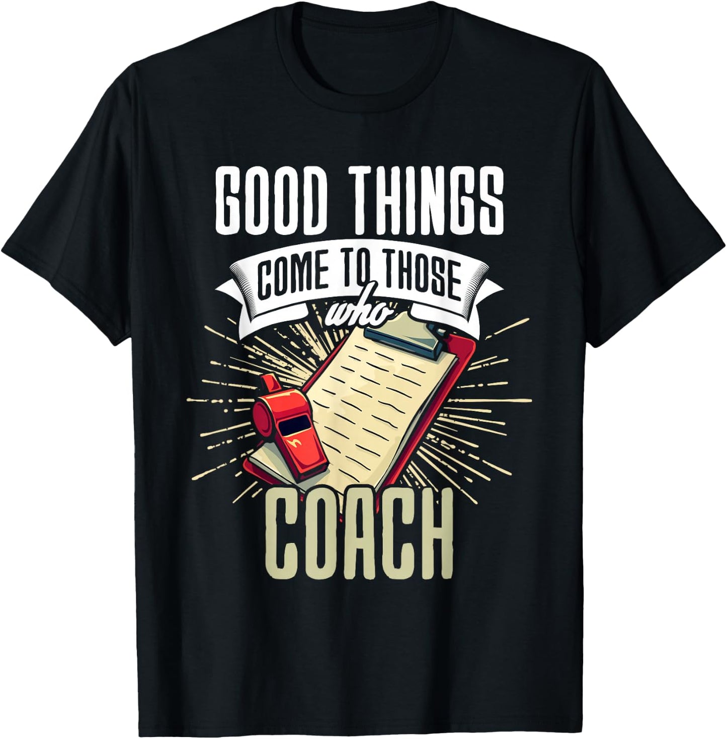 Funny Coach Assistant Sports Coach Humor Team Coaching T-Shirt - T-Shirt | Black