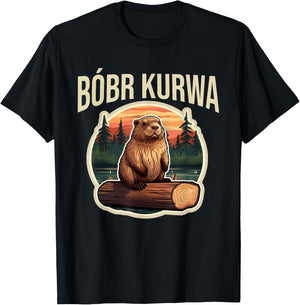 Bobr Kurwa - Bober Bobr T-Shirt - T-Shirt | Black