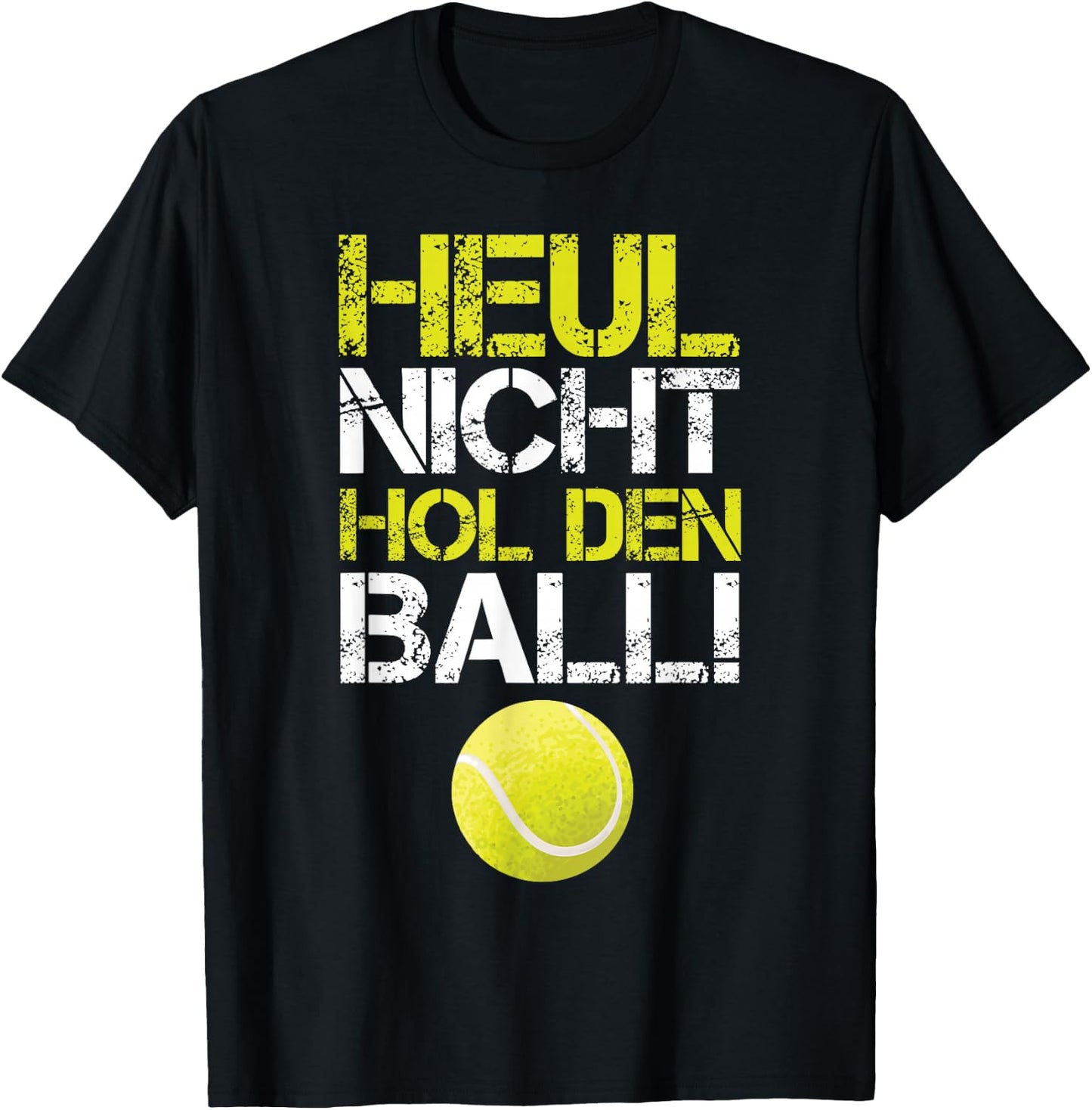 Funny Tennis Player Tennis Ball T-Shirt - T-Shirt | Black