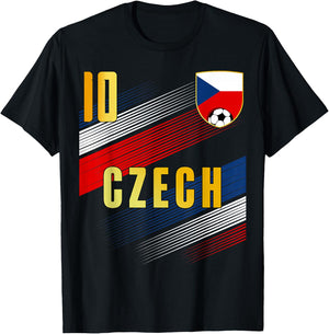 Czech Republic Flag Czechia Pride Lovers T-Shirt - T-Shirt | Black