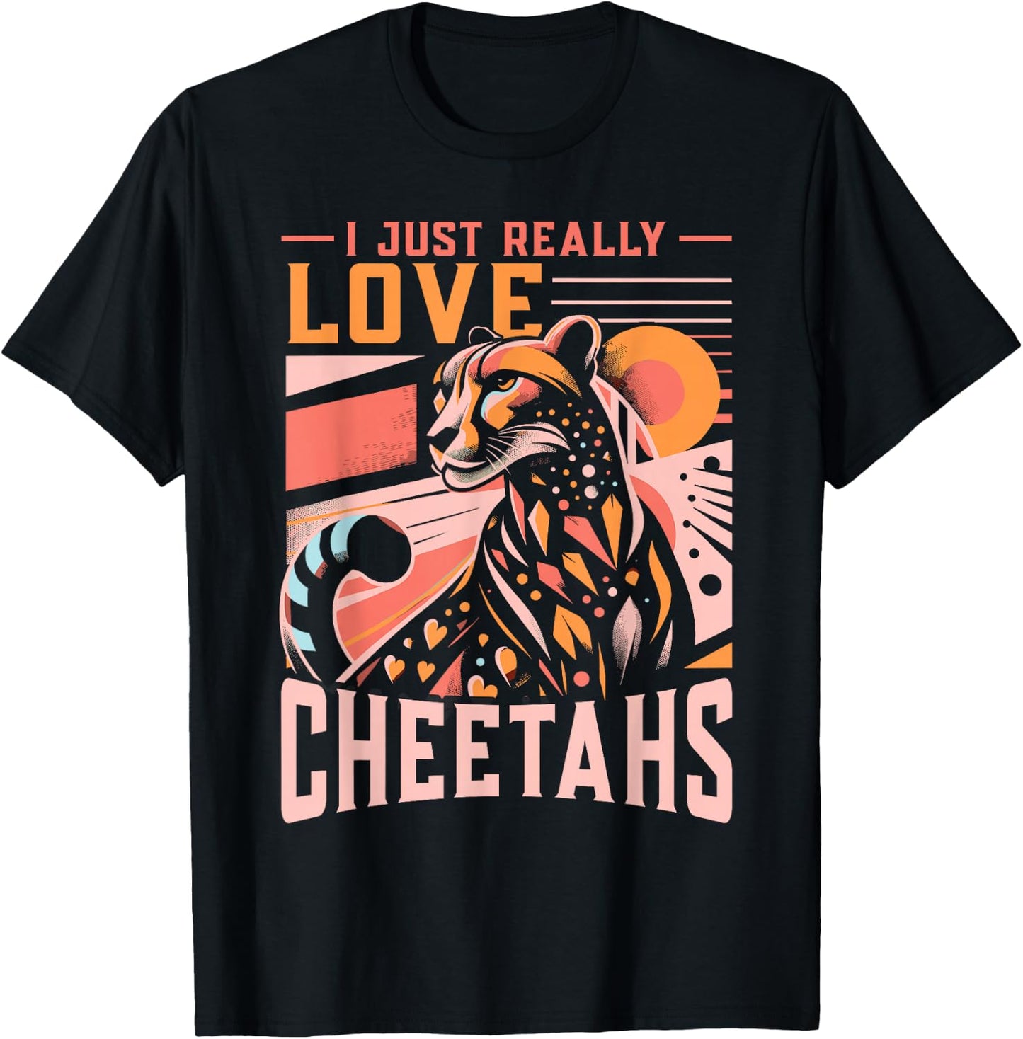 Leopard Cheetah T-Shirt - T-Shirt | Black
