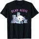 Kawaiiaxolotl Axolotl Reading a Book, Read Alotl Books Funny Axolotl Book -Adults & Kids T-Shirt - T-Shirt | Black