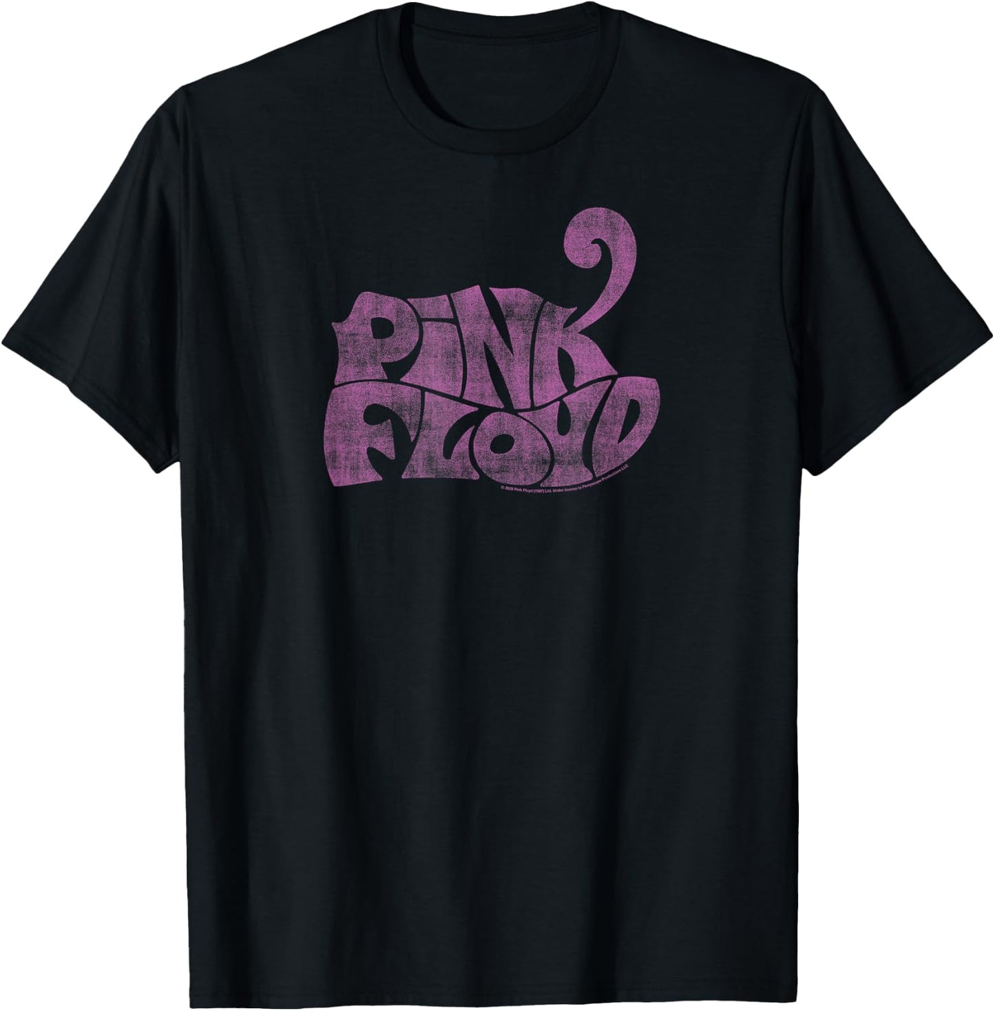 Black Pink Floyd Vintage : Classic Fit, Round Neck, Adult, Short Sleeve, Casual T-Shirt - T-Shirt | Black