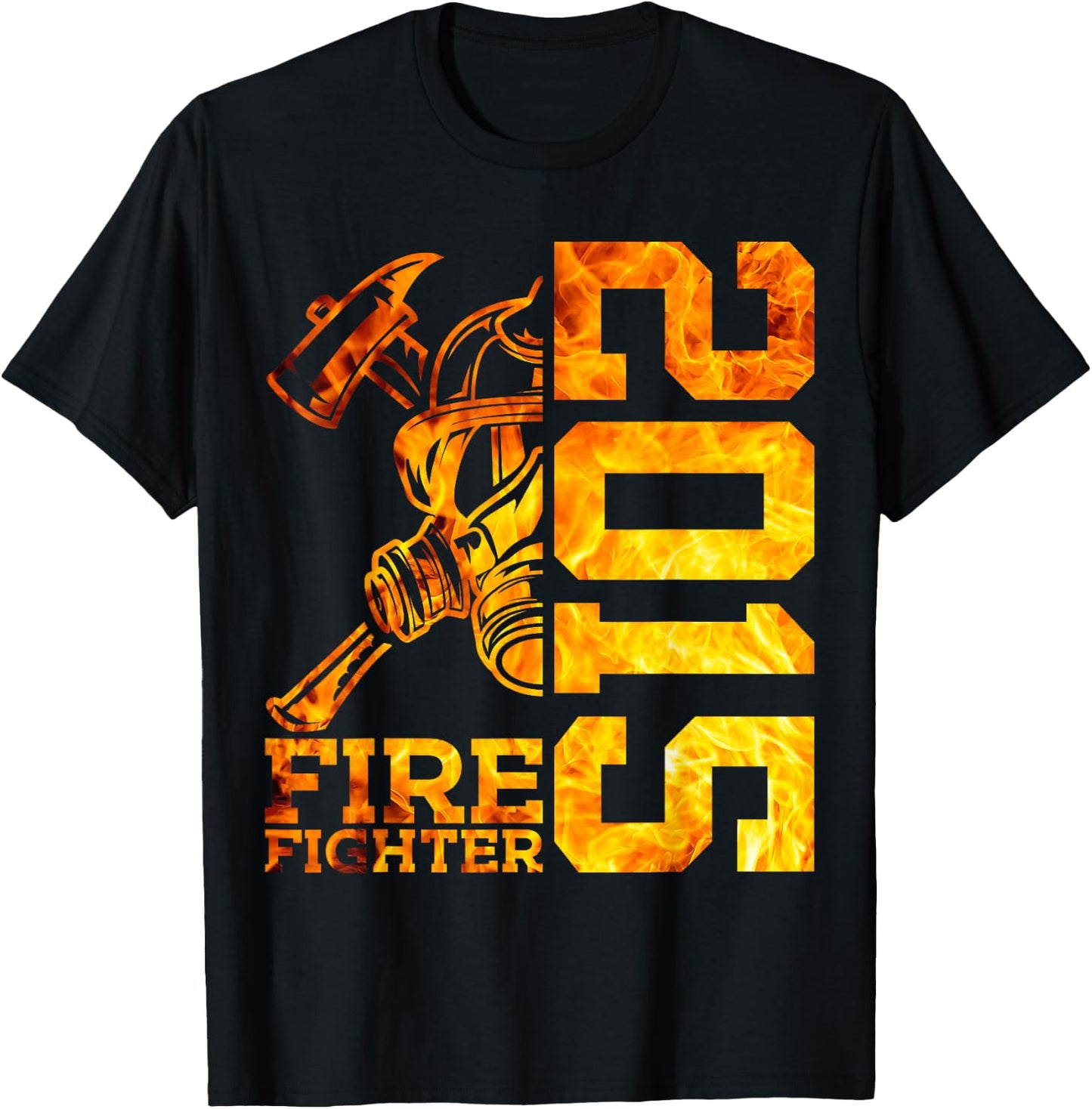 Fire Fighter 2015 11 Jahre Feuerwehr 11. Geburtstag T-Shirt - T-Shirt | Black