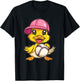 Cute Baseball Duck T-Shirt - T-Shirt | Black