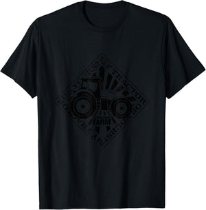 Clarkson's Farm - My Tractor or Yours - Black Logo , gray T-Shirt - T-Shirt | Black