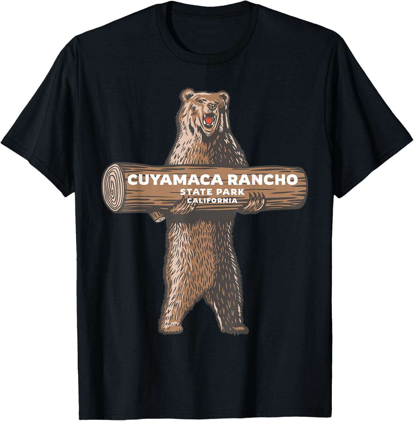 Cuyamaca Rancho State Park California CA Bear Souvenir T-Shirt - T-Shirt | Black