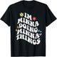 Retro Groovy Im Minna Doing Minna Things Funny Mother's Day T-Shirt - T-Shirt | Black