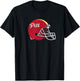 Pitt State Gorillas Football Retro Helmet Distressed T-Shirt - T-Shirt | Black