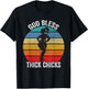 God Bless Thick Chicks T-Shirt - T-Shirt | Black