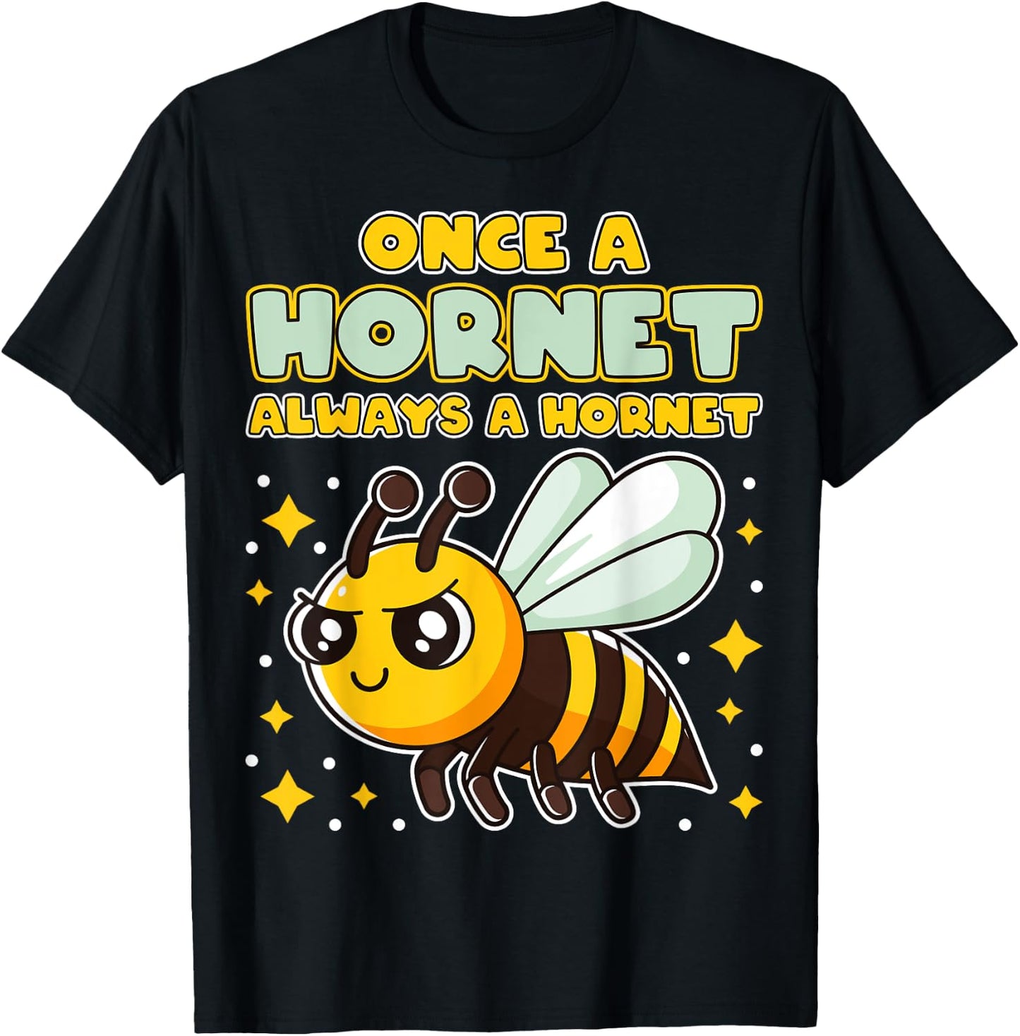 Once A Hornet Always A Hornet Back To School Spirit Girl Boy T-Shirt - T-Shirt | Black
